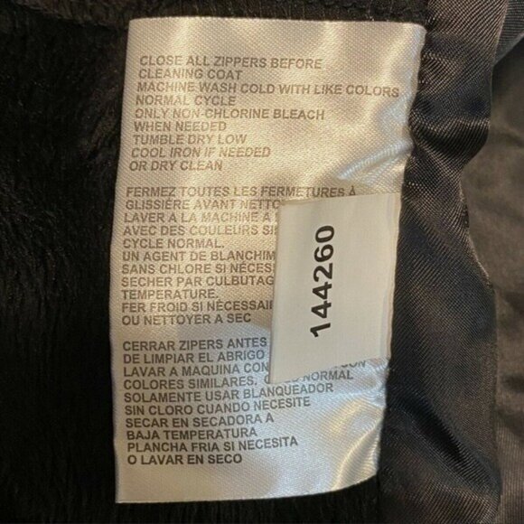 MICHAEL Michael Kors Womens Black Hooded Zip Water Resistant Raincoat Small NWT - Picture 7 of 11